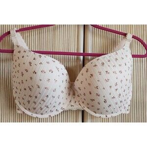 Laura Ashley Bra US Size 40DD Pink Roses Style 8403-16 Padded Underwire Romance
